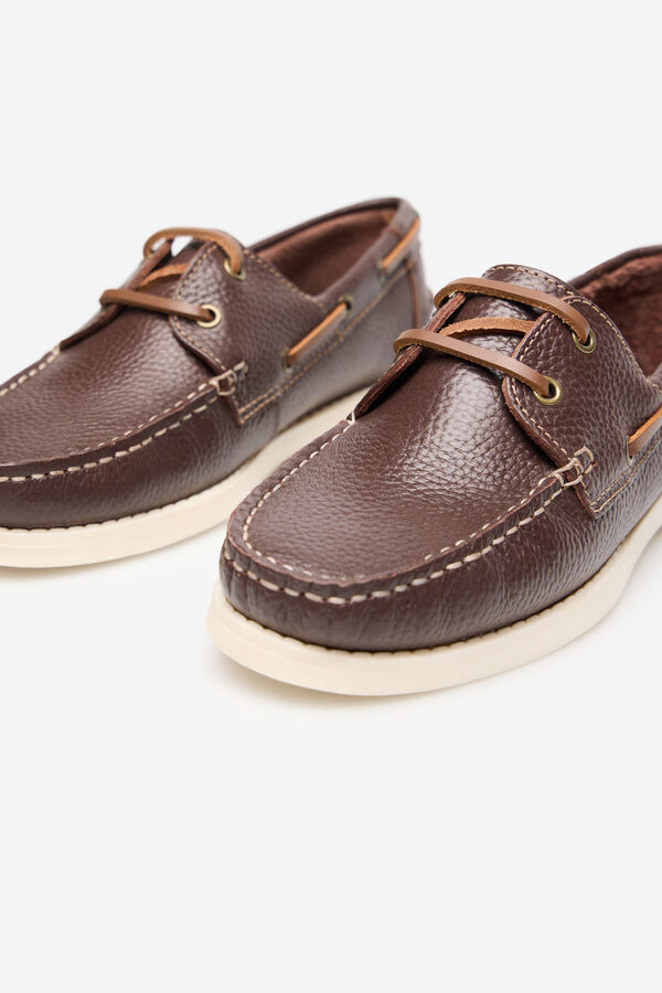 Cortefiel Nautical shoe Dark brown