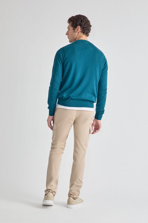 Street Monkey Camisola clássica Azul