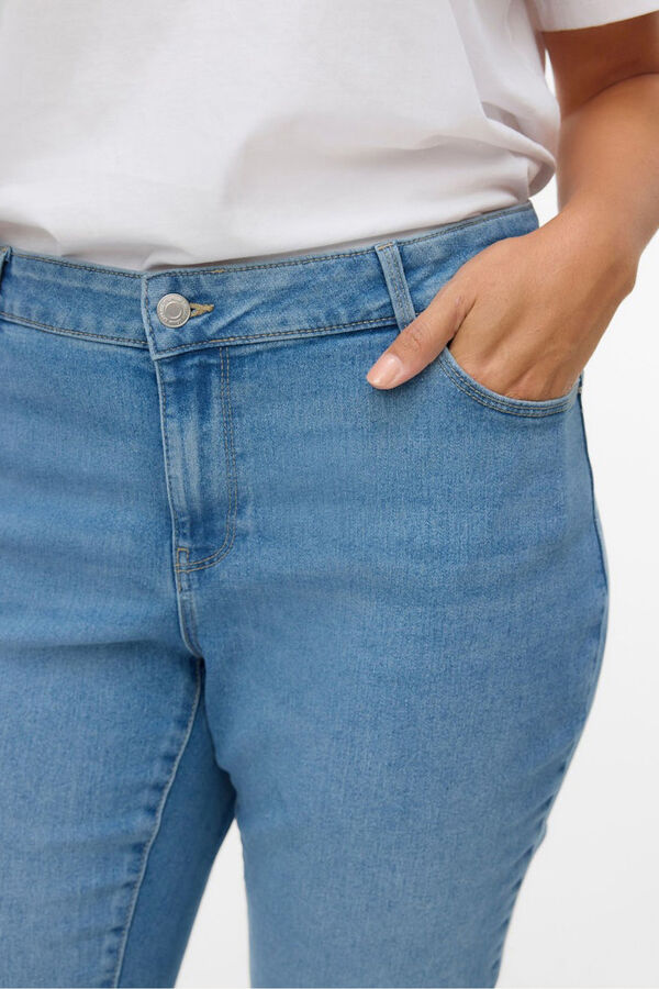 Vero Moda Curve Jeans skinny tamanho grande Azul