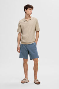 Cortefiel Short chinos made with organic cotton.  Grey