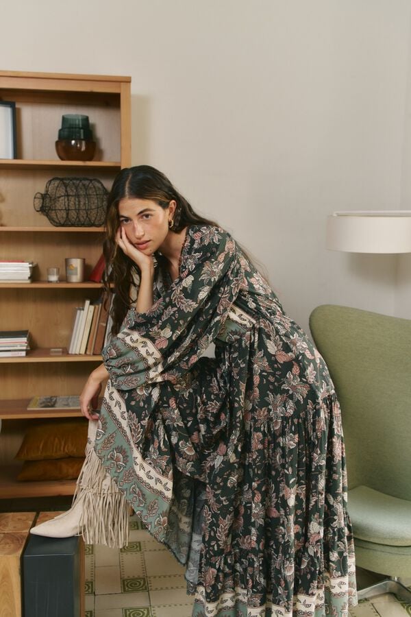 Jaase Vestido maxi Teresa Verde