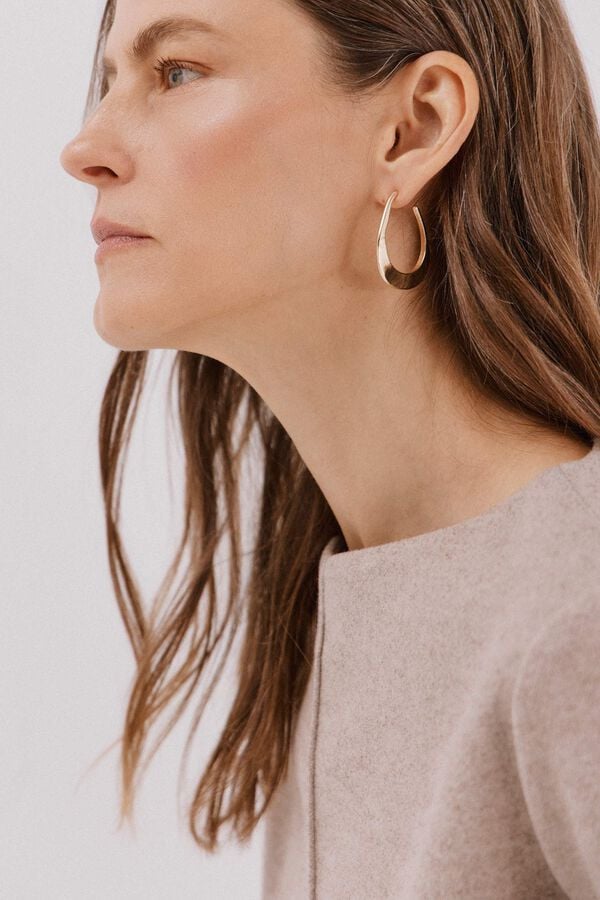 Cortefiel Chimney neckline top Beige