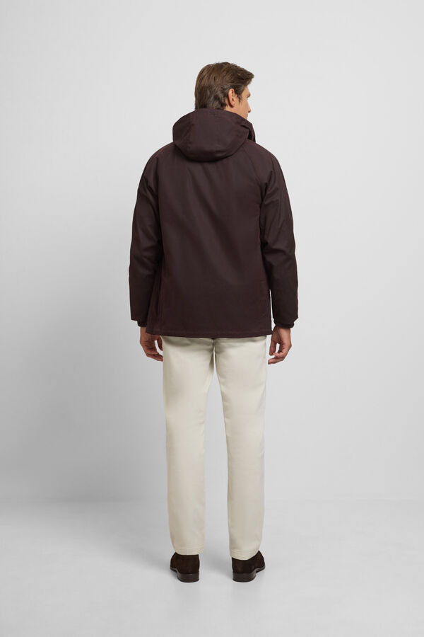 Silbon Sobretudo encerado clássico Castanho