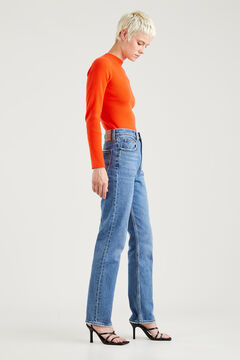 Cortefiel 70s High Slim Straight™ jeans Royal blue