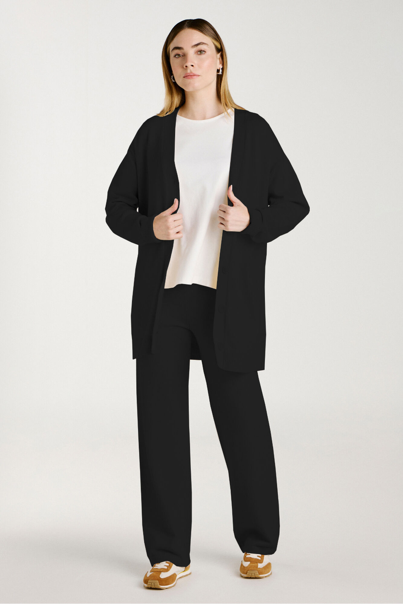 Vila Cal&ccedil;a comprida de malha com viscose