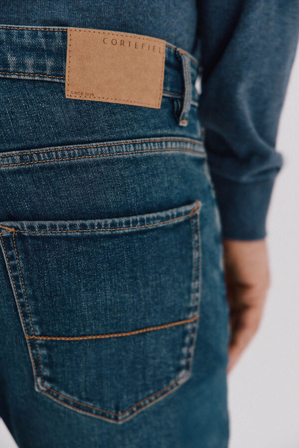 Cortefiel Slim fit jeans Blue