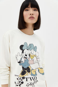 Cortefiel Disney sweatshirt Ecru