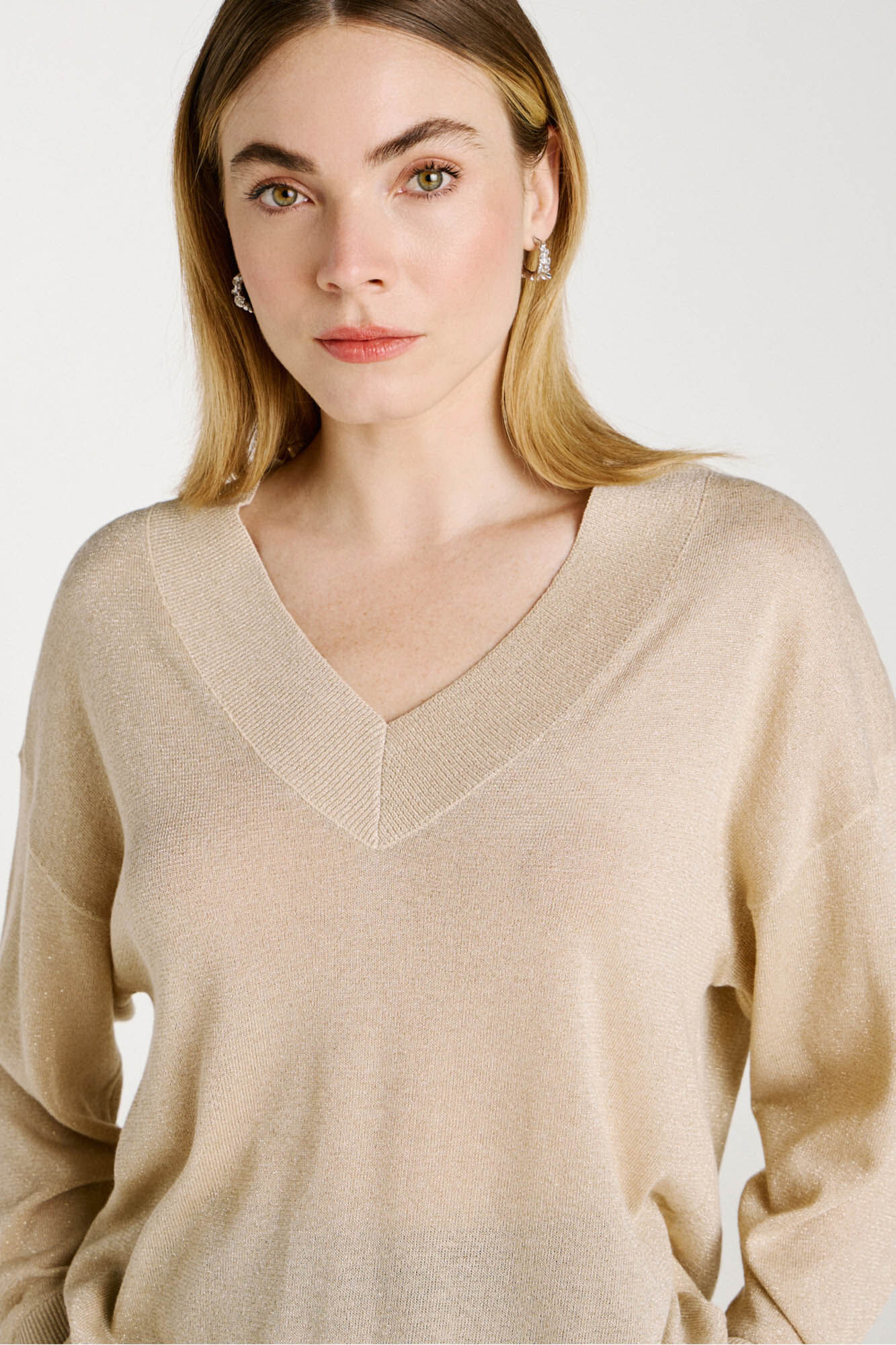 Vila Camisola de malha com glitter