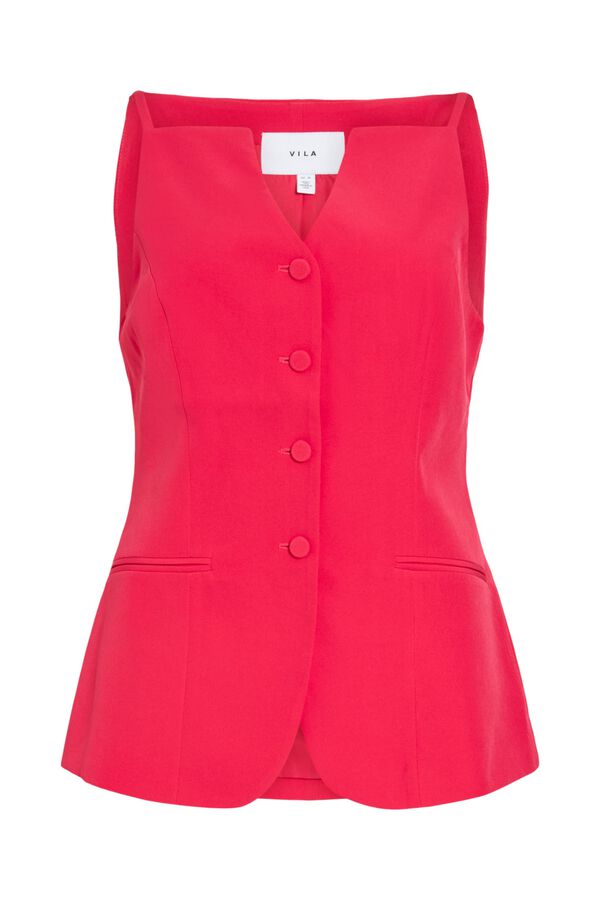 Vila Colete abotoado de al&ccedil;as Subiu