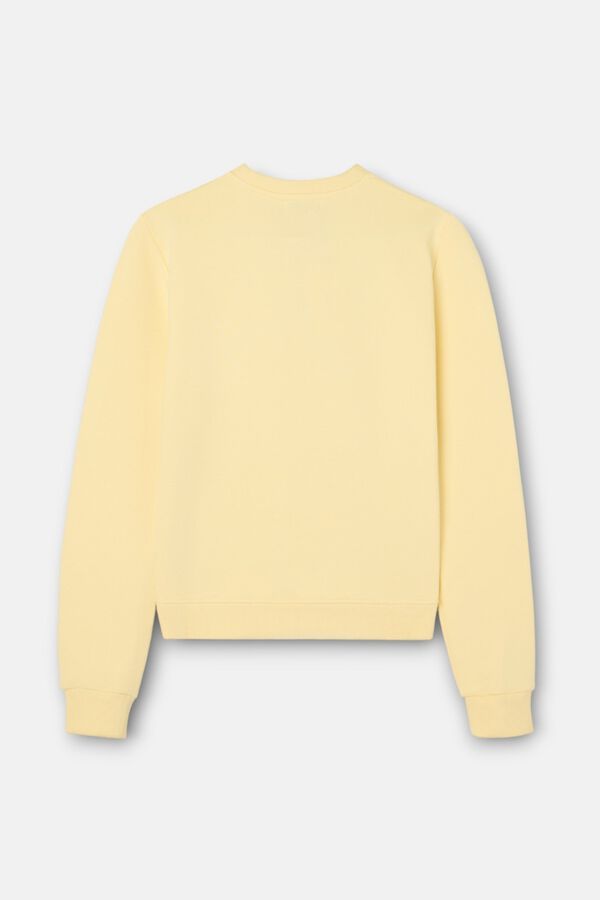 Silbon Sweatshirt de mulher Silbon cl&aacute;ssica Amarelo