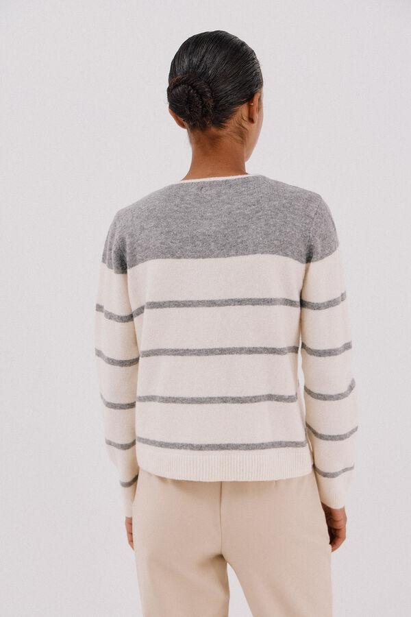 Cortefiel Soft feel cardigan Grey