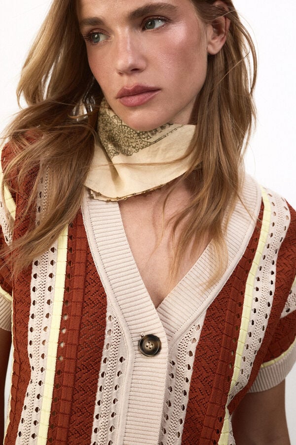 Slowlove Chaqueta rayas verticales Multicolor