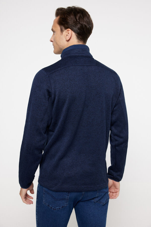 Cortefiel Columbia Sweater Weather™ II half-zip sweatshirt for men Blue