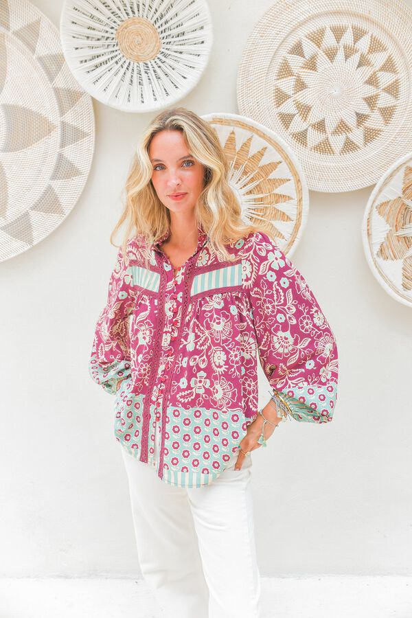 Jaase Blusa estampado floral Subiu