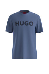 HUGO T-shirt de manga curta Azul