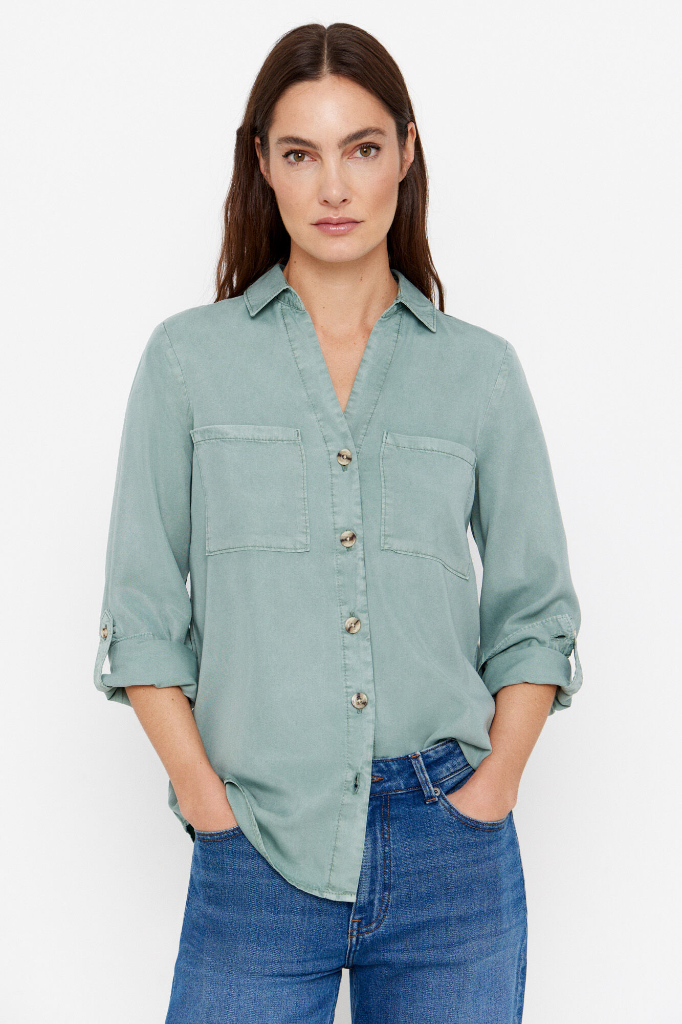 Cortefiel camisa cheap vaquera mujer