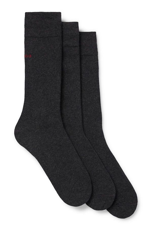 Cortefiel 3-pack socks Dark grey