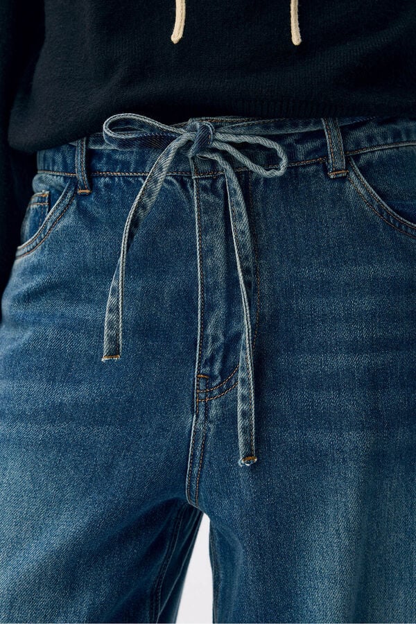 Object Calça fluidas Tencel Azul