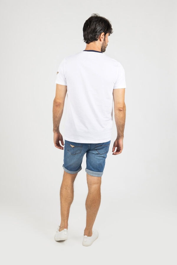 Privata T-shirt de manga curta Branco