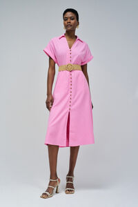 Salsa Jeans Vestido camisero lino
