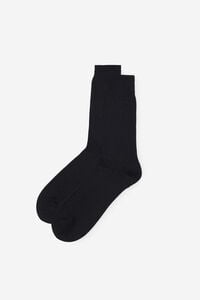 Cortefiel Pack calcetines algodón vestir Negro