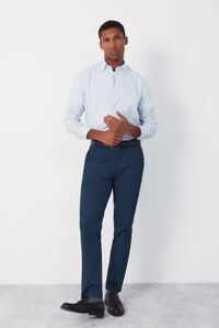 Cortefiel Regular microprint chinos trousers