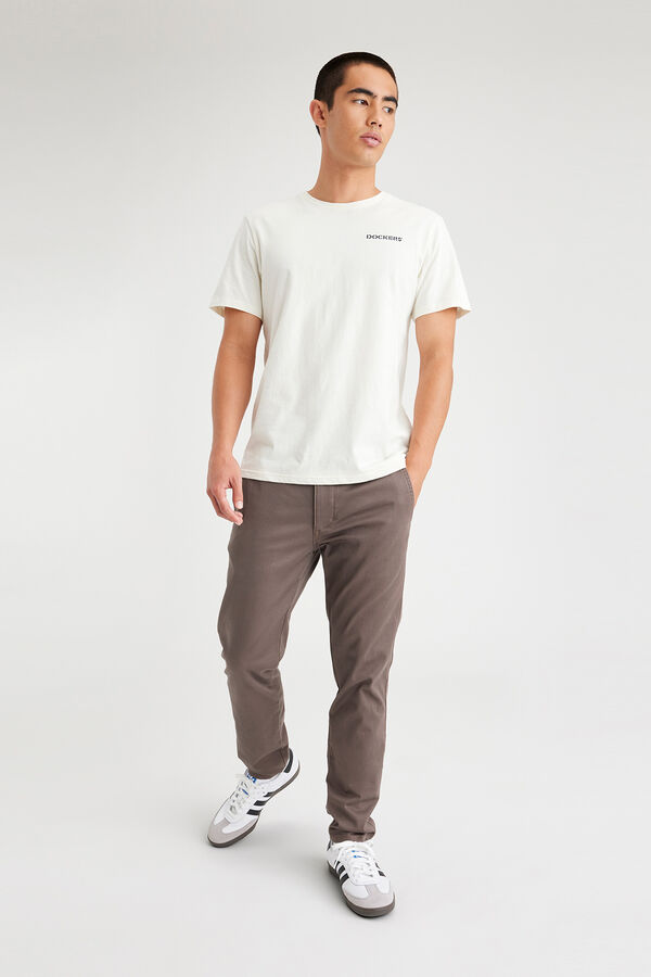 Cortefiel Casual Chino Pants Brown