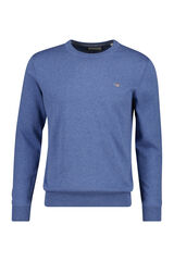 Gant Camisola cl&aacute;ssica em algod&atilde;o Azul