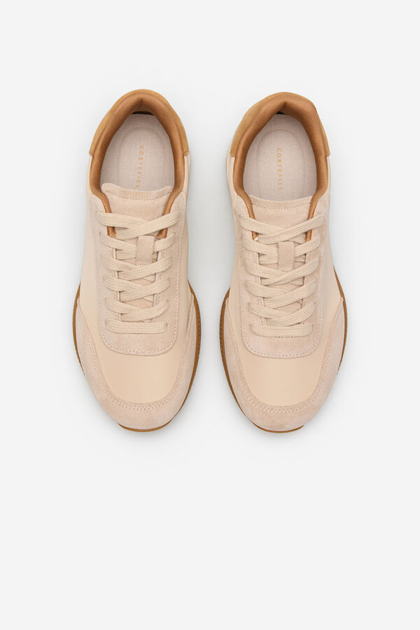 Cortefiel Nylon slipper Brown