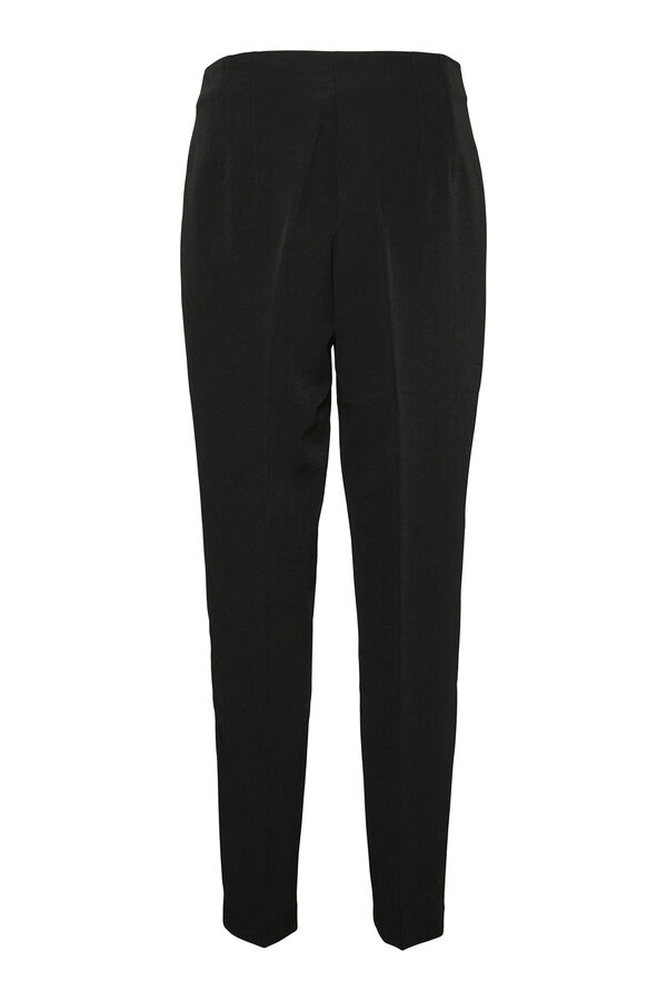 Vero Moda Pantalón largo de vestir Negro