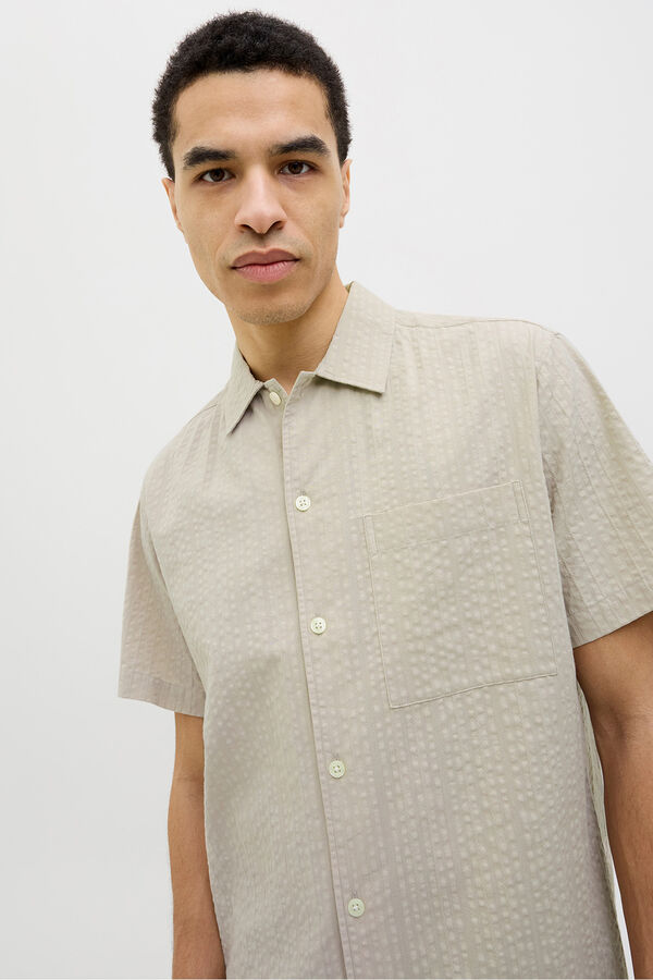 Jack & Jones Camisa regular fit Cinzento