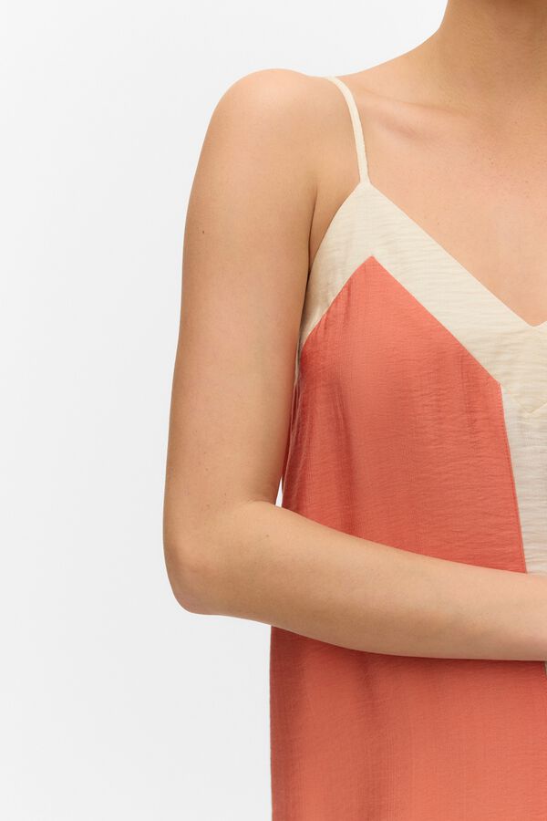 Vero Moda Adjustable strap long dress Orange