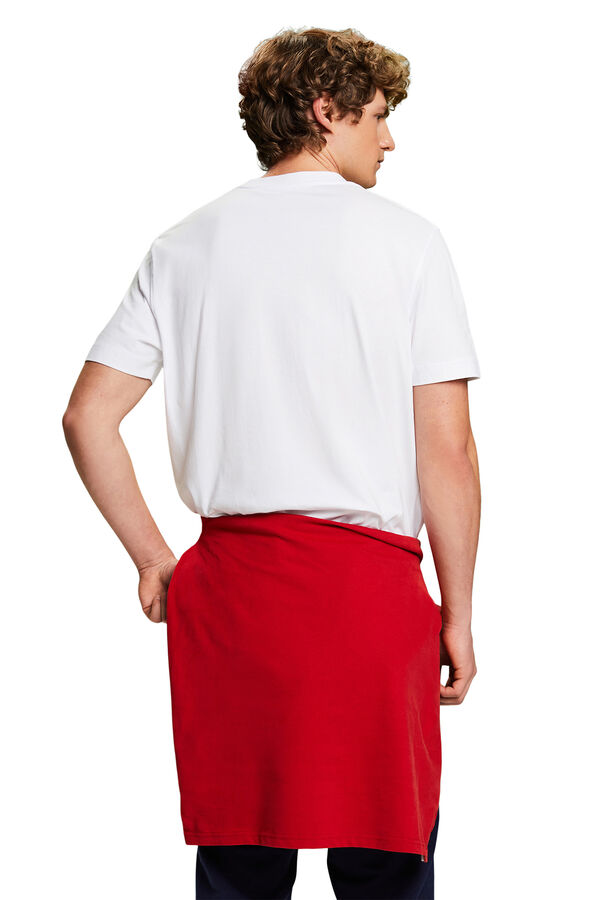 Cortefiel Camiseta logo algodón regular fit Estampado blanco