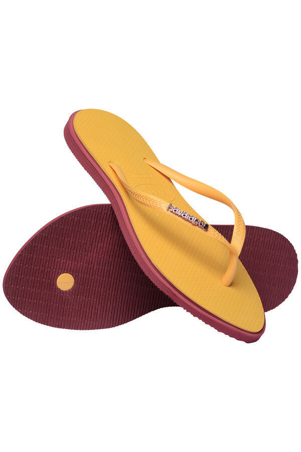 Havaianas Sand&aacute;lia Slim Point Amarelo