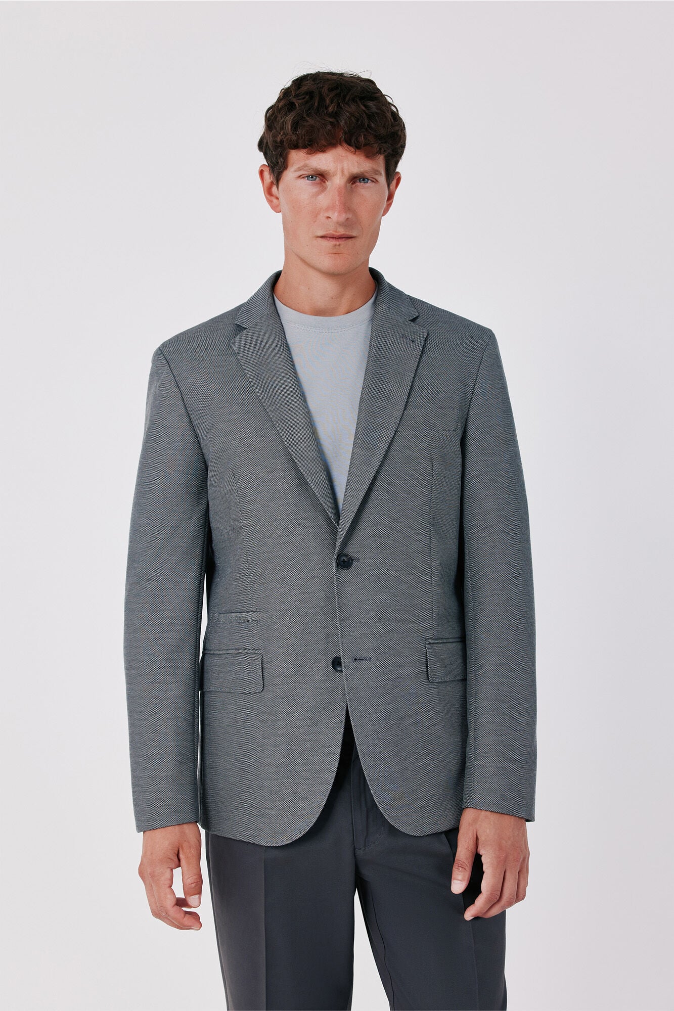 Cortefiel Basic knit blazer