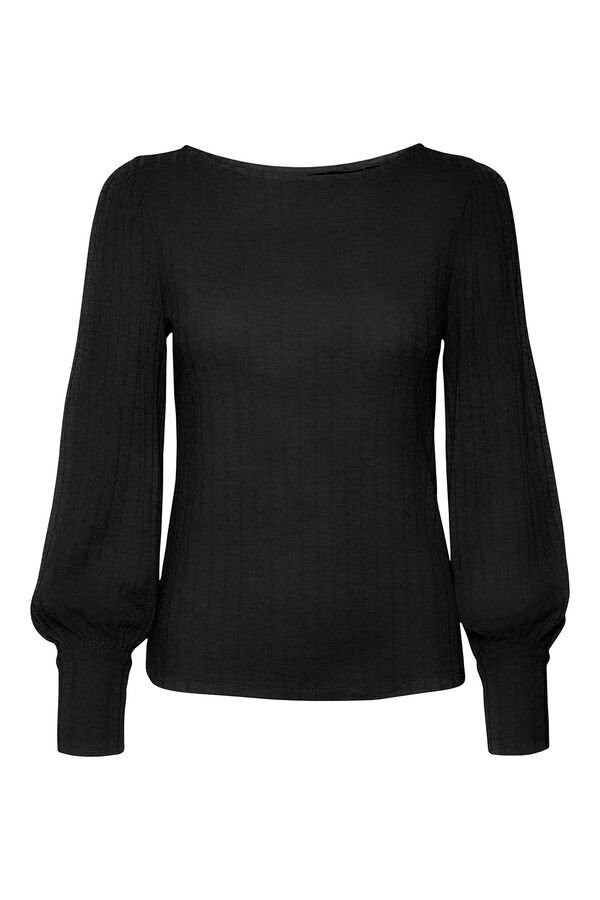 Vero Moda Long-sleeved top Black