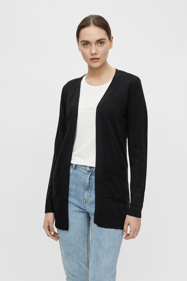 Object Jersey-knit cardigan  Black
