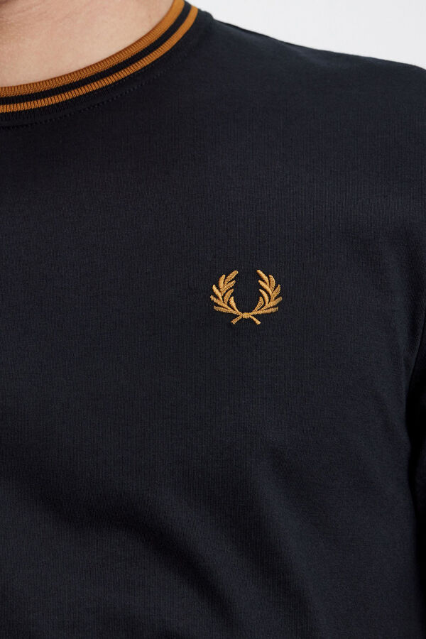 Cortefiel Fred Perry short sleeve t-shirt Navy