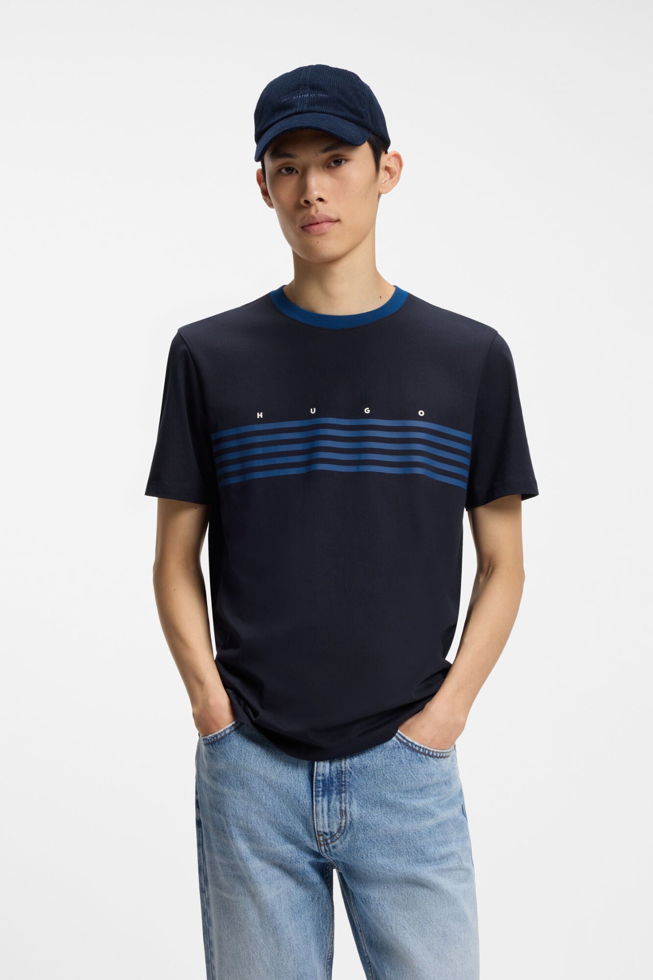 HUGO T-shirt riscas