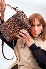 Lola Casademunt Bandolera icónica Estampado marrón