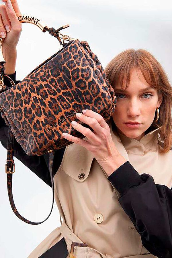 Lola Casademunt Bandolera icónica Estampado marrón
