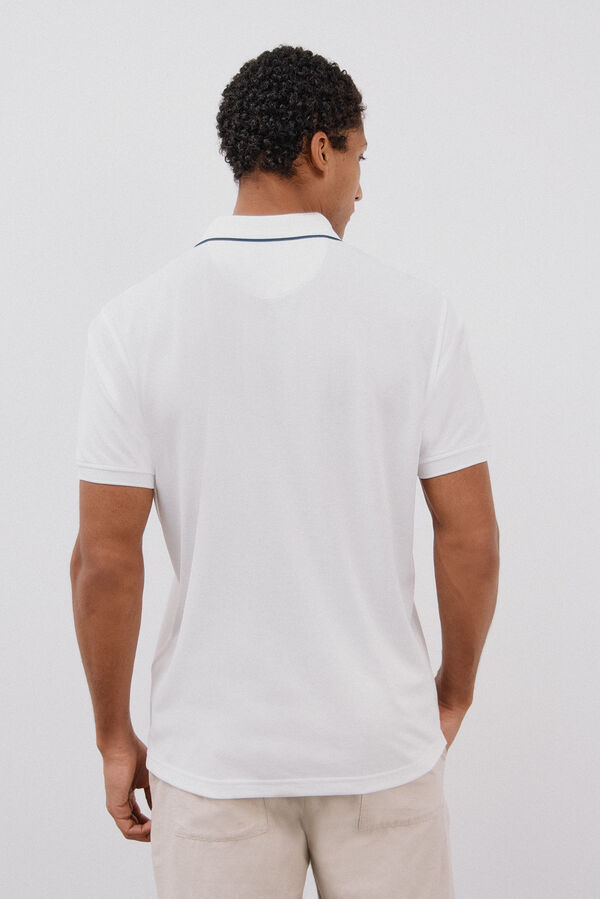 Cortefiel Polo Coolmax®  Branco