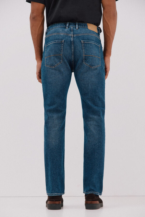 Cortefiel Regular fit jeans Blue