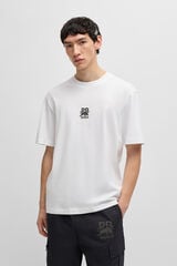 HUGO Camisola de manga curta Branco