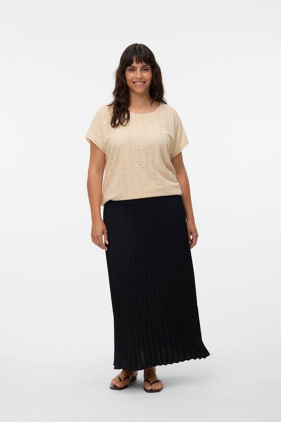 Top detalles calados talla grande