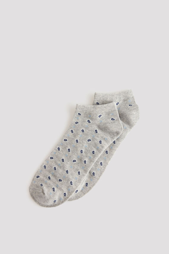 Calcetines cortos paisley