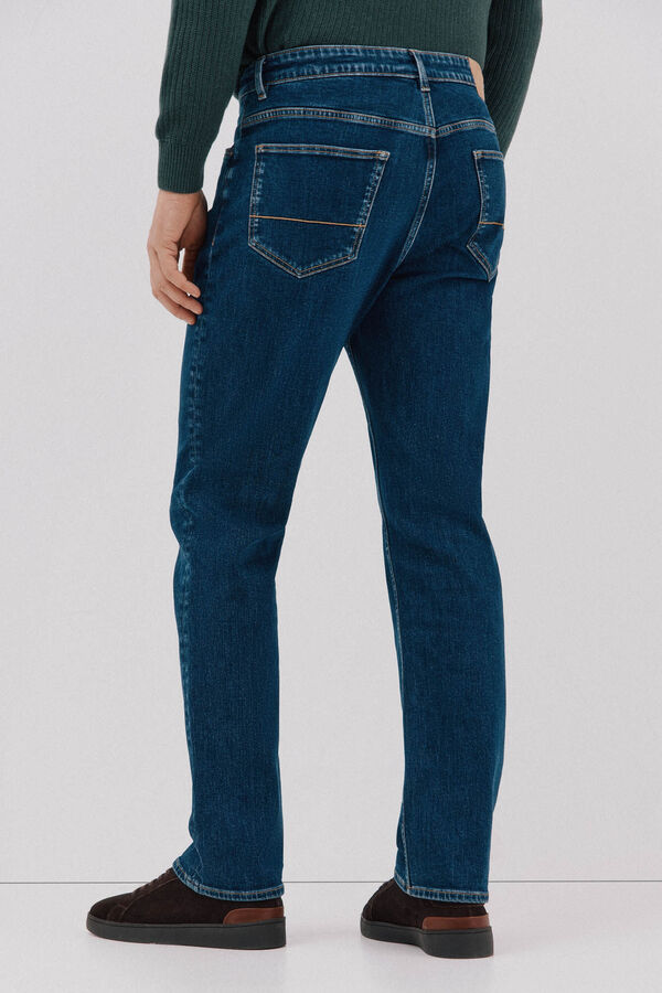 Cortefiel Straight-fit jeans Blue