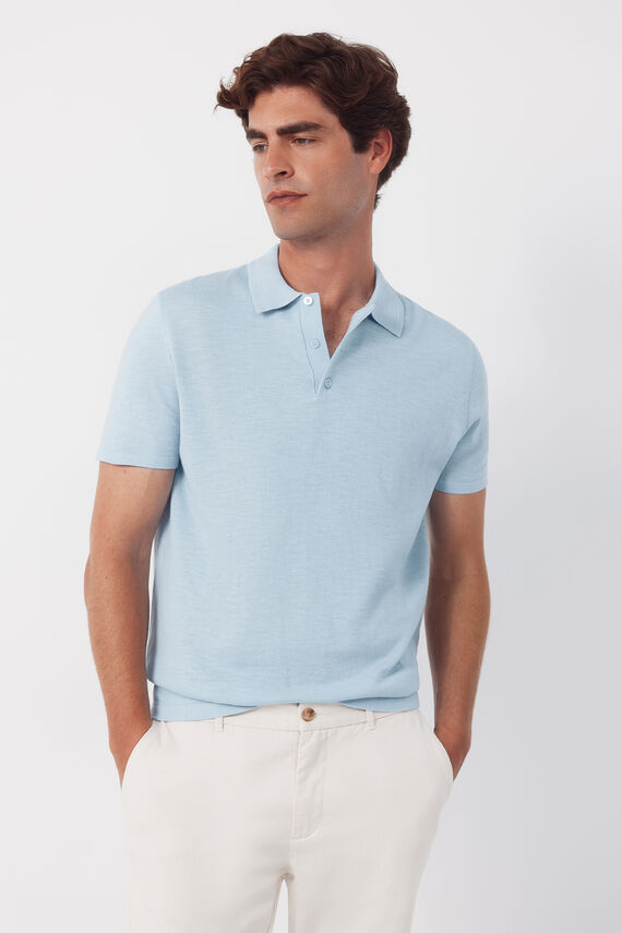 Jersey polo manga corta algodón