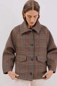 Cortefiel Sobretudo tecido curto