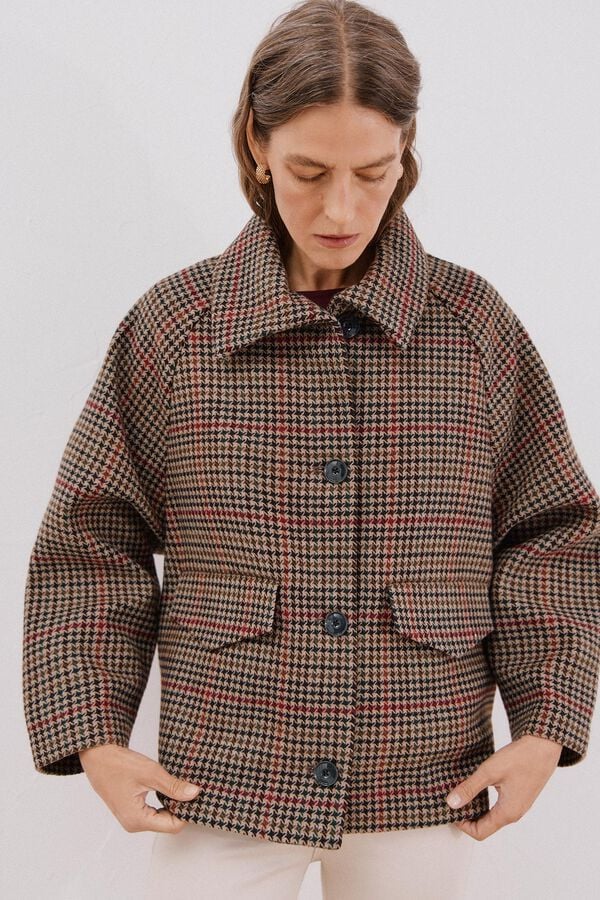 Cortefiel Sobretudo tecido curto Granada